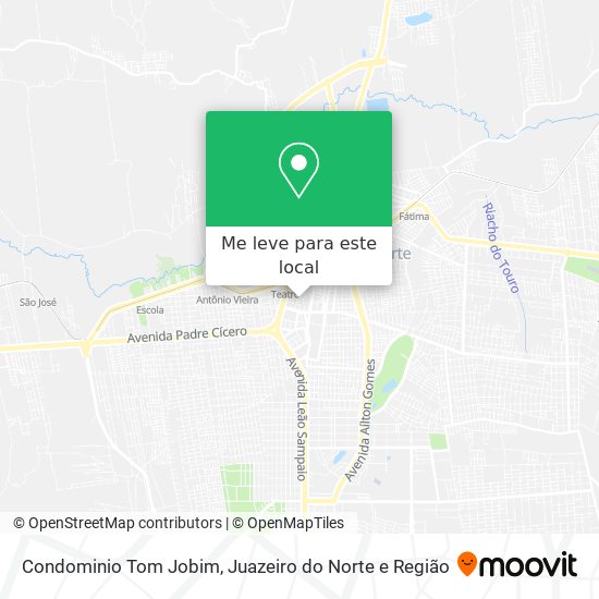 Condominio Tom Jobim mapa