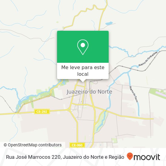 Rua José Marrocos 220 mapa
