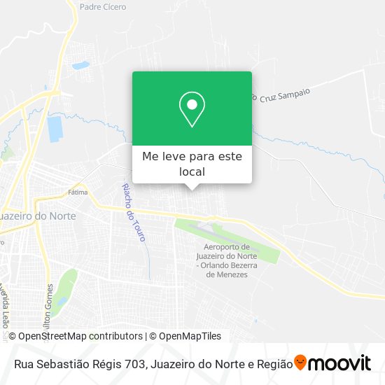 Rua Sebastião Régis 703 mapa
