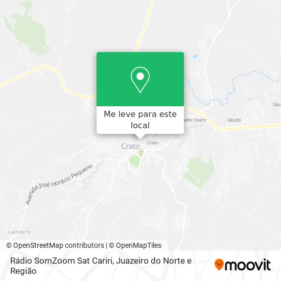 Rádio SomZoom Sat Cariri mapa