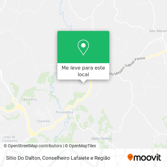 Sitio Do Dalton mapa