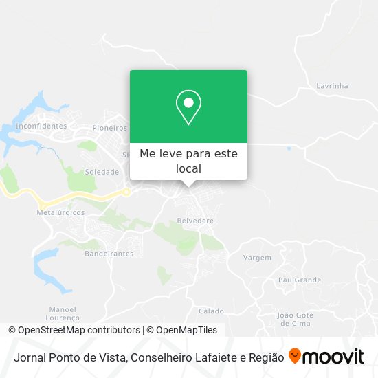 Jornal Ponto de Vista mapa