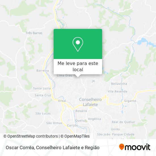 Oscar Corrêa mapa