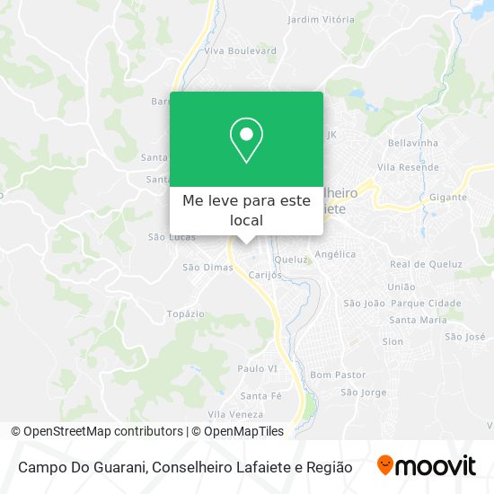 Campo Do Guarani mapa
