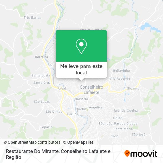 Restaurante Do Mirante mapa