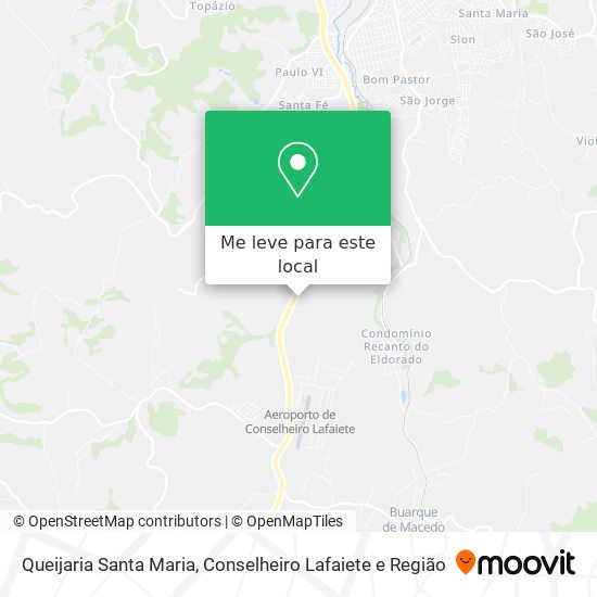 Queijaria Santa Maria mapa