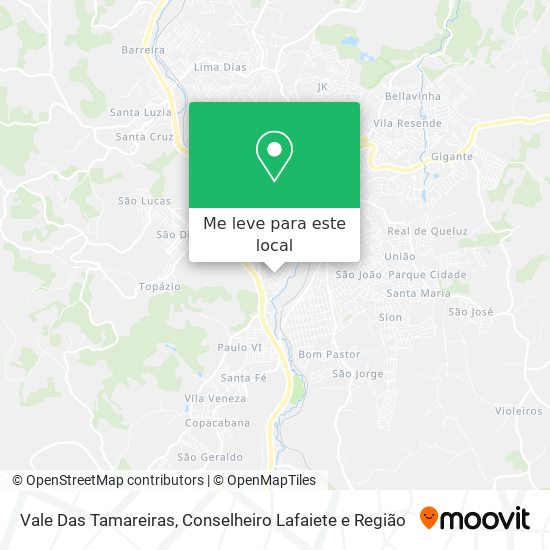 Vale Das Tamareiras mapa