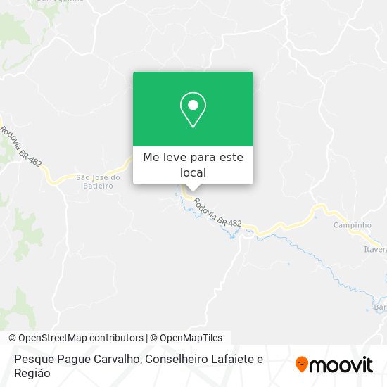 Pesque Pague Carvalho mapa