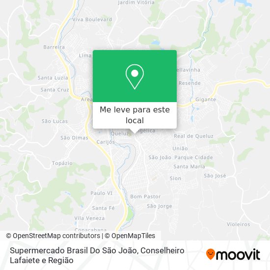 Supermercado Brasil Do São João mapa