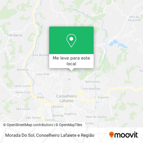 Morada Do Sol mapa