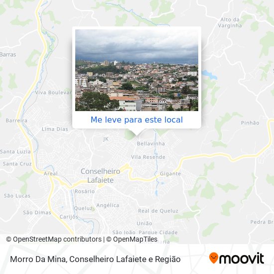 Morro Da Mina mapa