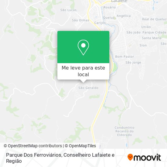 Parque Dos Ferroviários mapa