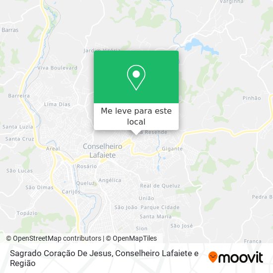 Sagrado Coração De Jesus mapa
