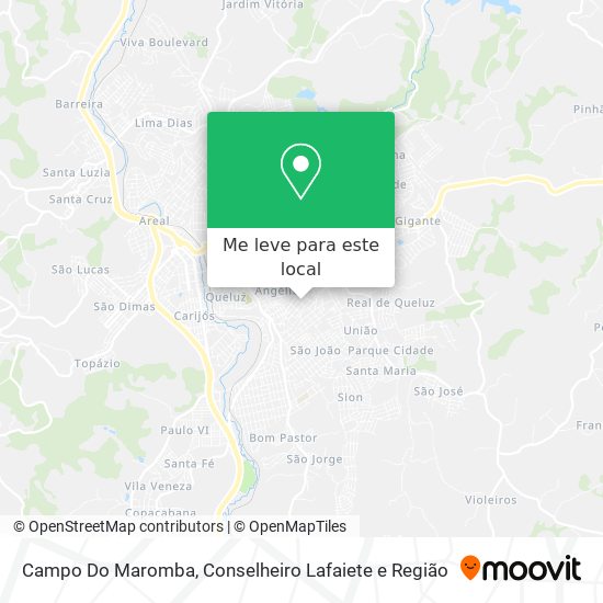 Campo Do Maromba mapa