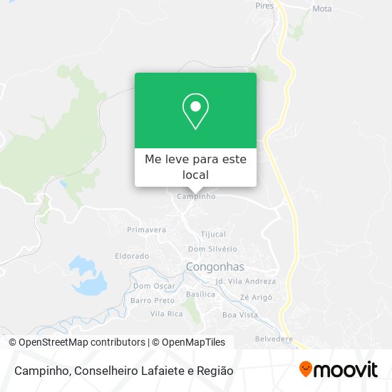 Campinho mapa