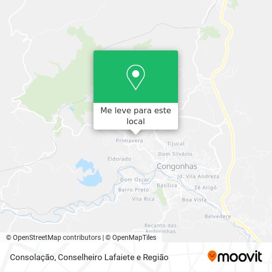 Consolação mapa