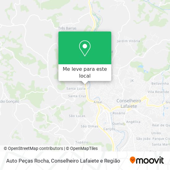 Auto Peças Rocha mapa