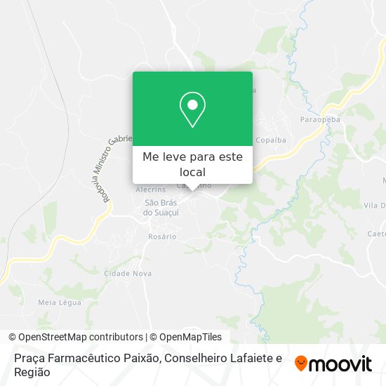 Praça Farmacêutico Paixão mapa