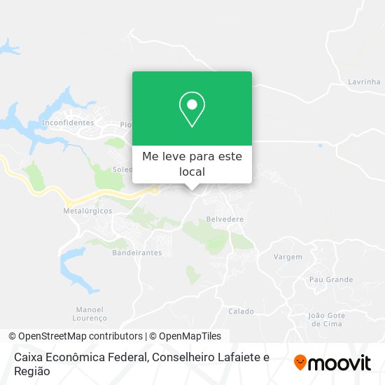 Caixa Econômica Federal mapa