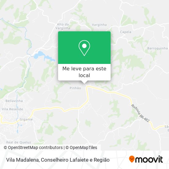 Vila Madalena mapa