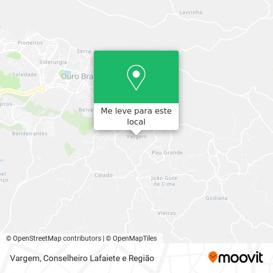 Vargem mapa