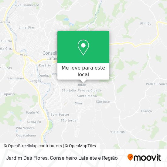 Jardim Das Flores mapa