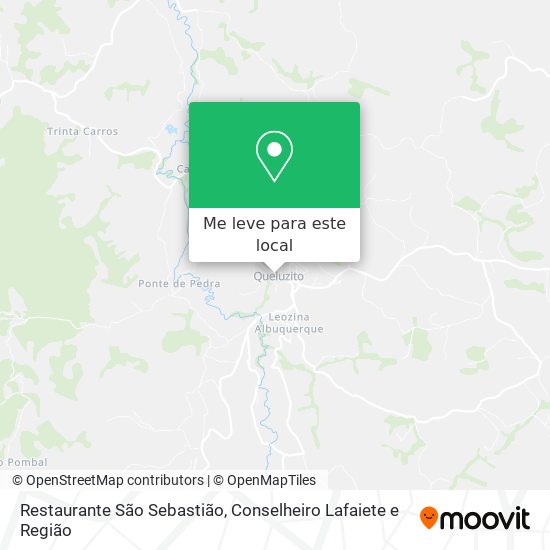 Restaurante São Sebastião mapa