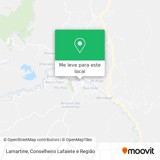 Lamartine mapa