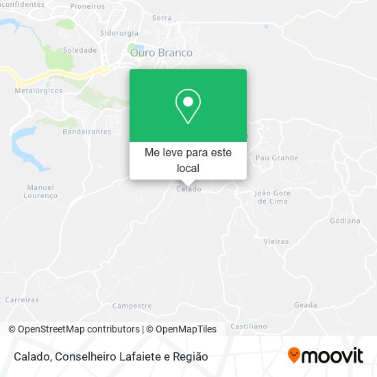 Calado mapa
