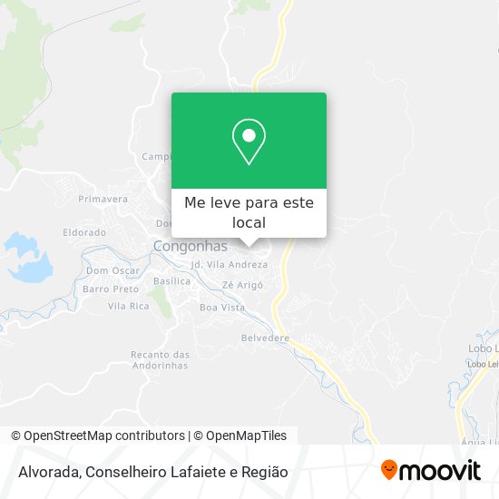 Alvorada mapa