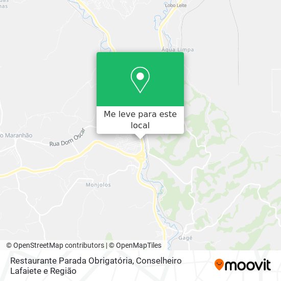 Restaurante Parada Obrigatória mapa