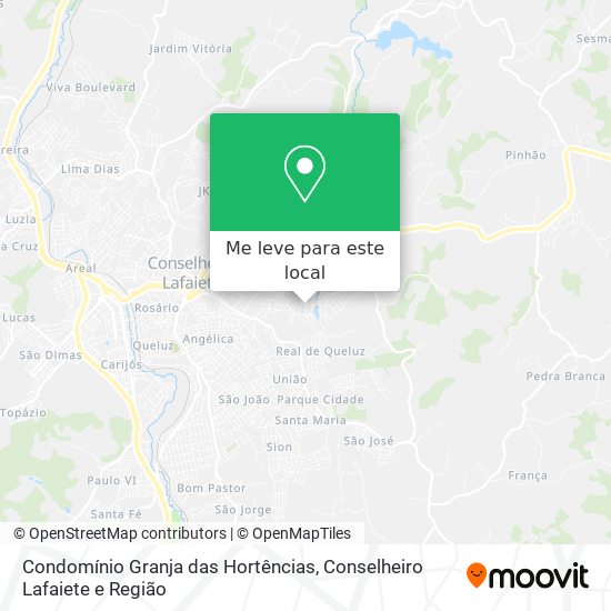 Condomínio Granja das Hortências mapa
