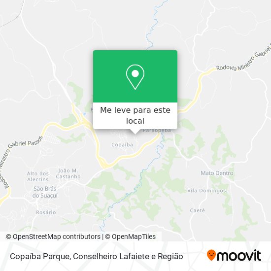 Copaíba Parque mapa