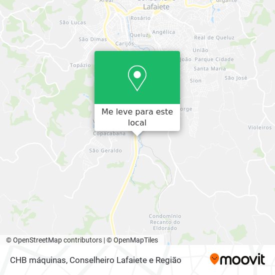 CHB máquinas mapa