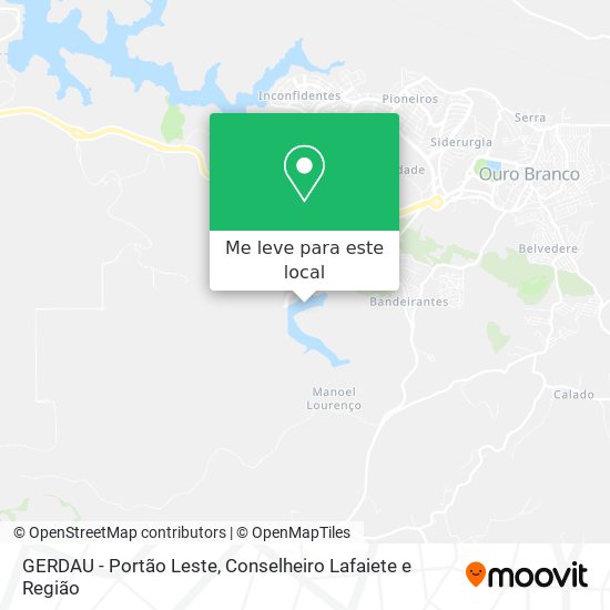 GERDAU - Portão Leste mapa