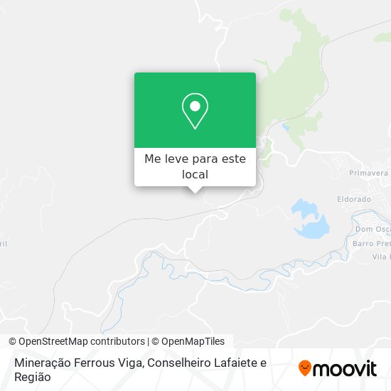 Mineração Ferrous Viga mapa