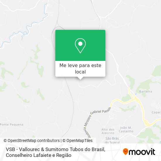 VSB - Vallourec & Sumitomo Tubos do Brasil mapa