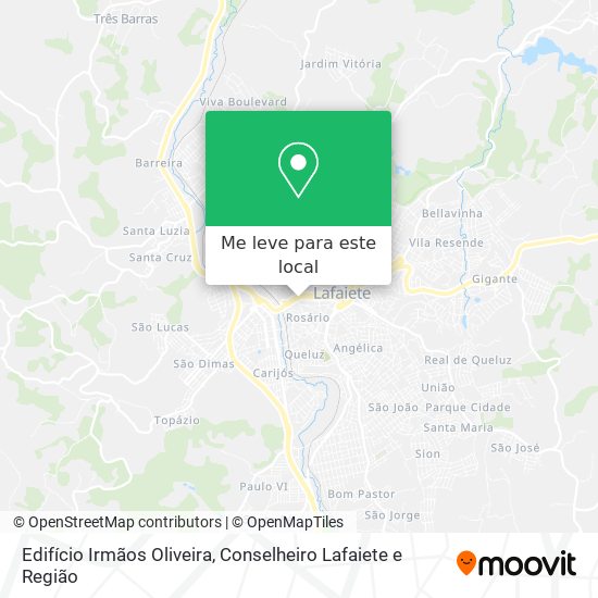 Edifício Irmãos Oliveira mapa