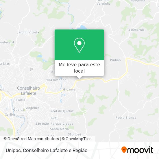 Unipac mapa