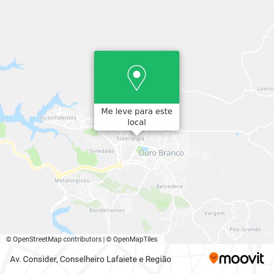 Av. Consider mapa