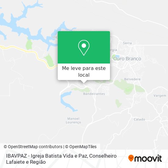 IBAVPAZ - Igreja Batista Vida e Paz mapa