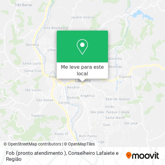 Fob (pronto atendimento ) mapa