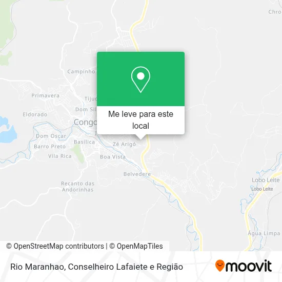 Rio Maranhao mapa