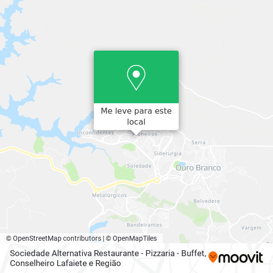 Sociedade Alternativa Restaurante - Pizzaria - Buffet mapa