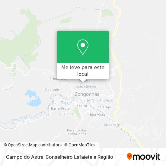 Campo do Astra mapa