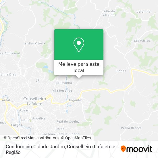 Condomínio Cidade Jardim mapa