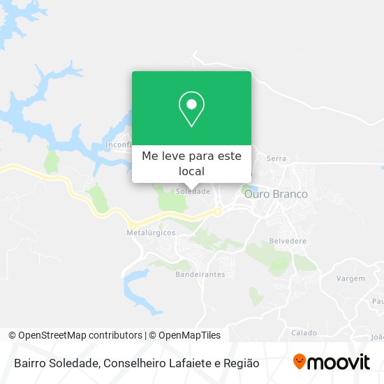 Bairro Soledade mapa