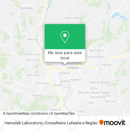 Hemolab Laboratorio mapa