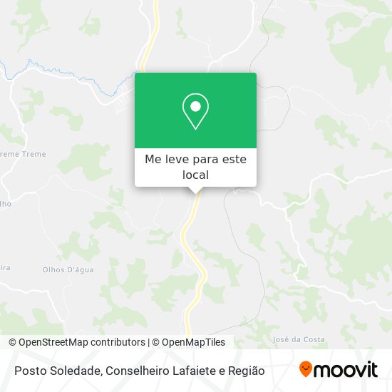 Posto Soledade mapa