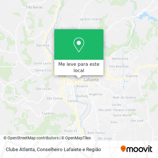 Clube Atlanta mapa